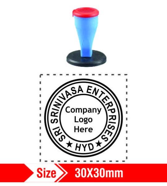 Nylon Rubber Stamp 30x30mm