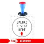 Nylon Rubber Stamp Logo 40x40mm