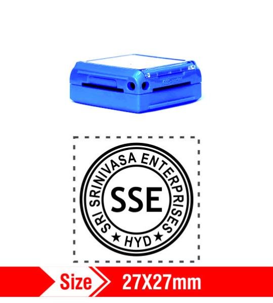 Trodat Pocket preink Stamps 27x27mm 15